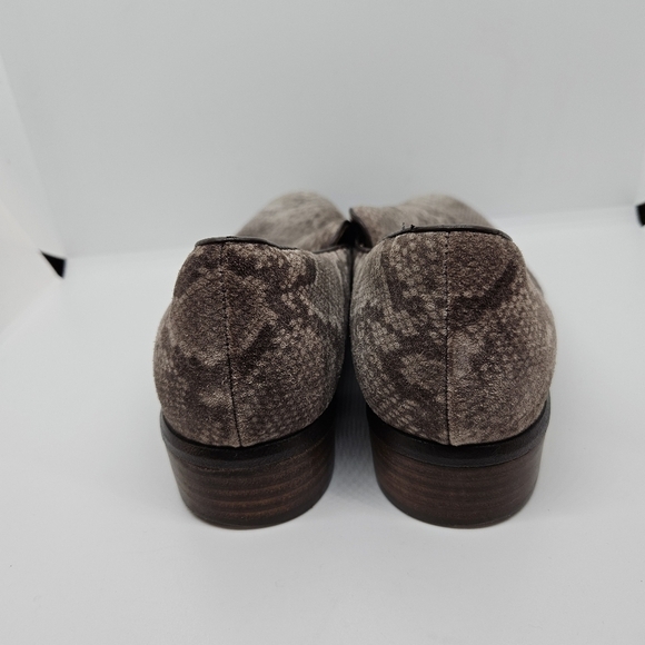 Sofft Severn gray python print suede loafers size 8.5M - Picture 5 of 10